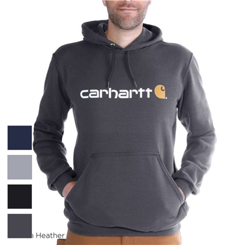 Carhartt Signature Logo Midweight Hooded Sweatshirt