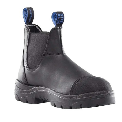 Steel Blue Hobart Elastic Slip On Safety Boot - FireSafe