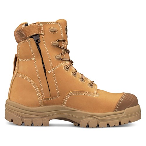red wing wedge sole work boots