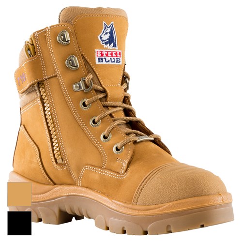 Zip Steel Toe Scuff Cap Safety Boots 512719