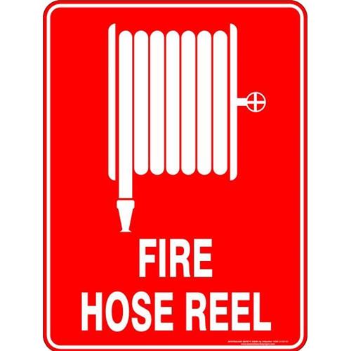 707MP 57E-LP Sign Fire Hose Reel & Picto Poly 300x225