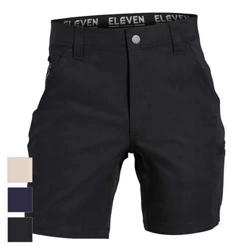 Buy ESTILO Black Elastic Waist Cuffed Shorts 2024 Online