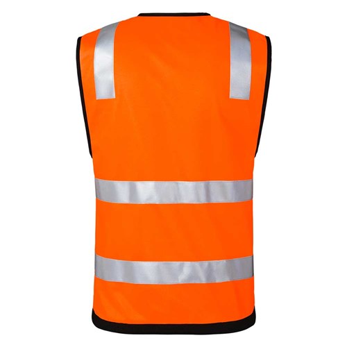 ELEVEN Workwear Day/Night Hi-Vis 3M™ 'Hoop' Taped Zipped Vest