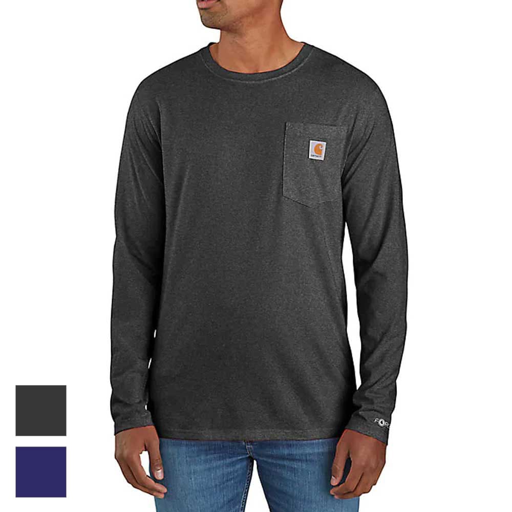 Carhartt Force® Midweight Logo L/S Pocket T-Shirt