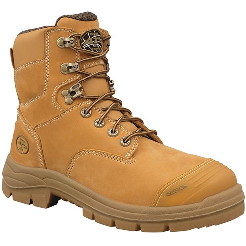 Oliver AT 55 150mm Wheat Lace Up Safety 