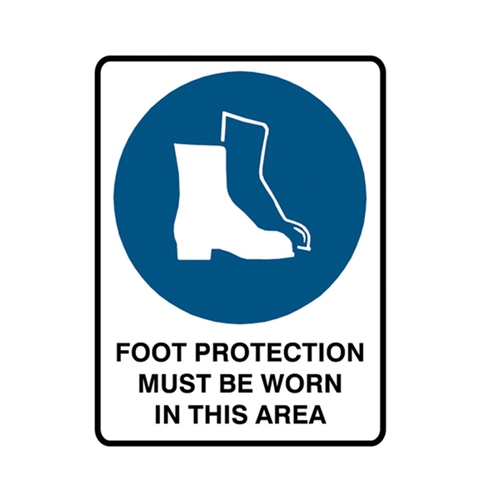 Protective footwear must be on sale worn