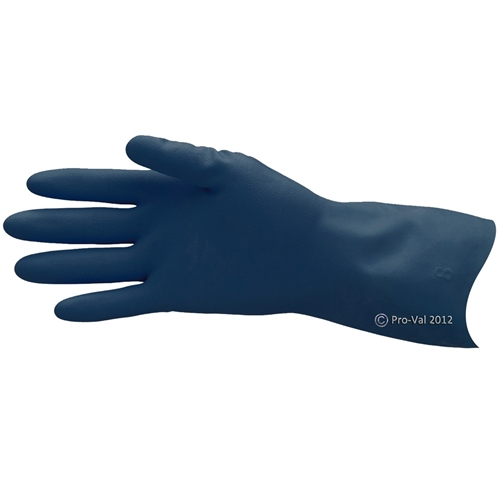lined rubber gloves